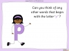 The Letter 'p' - EYFS Teaching Resources (slide 4/21)